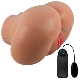 BM-009244Z-1 Мастурбатор мини-полуторс Luna, вагина-анус, с вибрацией, загорелая BM-009244Z-1 Мастурбатор мини-полуторс Luna, вагина-анус, с вибрацией, загорелая