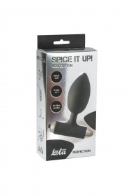 8014-01 АНАЛЬНАЯ ПРОБКА С ВИБРАЦИЕЙ SPICE IT UP NEW EDITION PERFECTION BLACK 8014-01 АНАЛЬНАЯ ПРОБКА С ВИБРАЦИЕЙ SPICE IT UP NEW EDITION PERFECTION BLACK