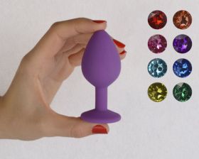 8052-3 Плуг анальный, силиконовый, 34 мм