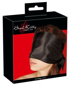 24902341001 Широкая повязка-шарф на глаза черный Bad Kitty Bondage Scarf 24902341001 Широкая повязка-шарф на глаза черный Bad Kitty Bondage Scarf