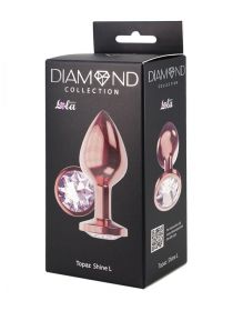 4021-02 АНАЛЬНАЯ ПРОБКА DIAMOND MOONSTONE SHINE L РОЗОВОЕ ЗОЛОТО 4021-02 АНАЛЬНАЯ ПРОБКА DIAMOND MOONSTONE SHINE L РОЗОВОЕ ЗОЛОТО