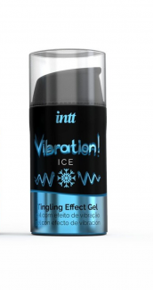 VIB0002 Жидкий интимный гель с эффектом вибрации Vibration! Ice - 15 мл.