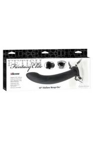 PD 4534-23 Страпон универсальный Hollow Strap-On 10" полый черный PD 4534-23 Страпон универсальный Hollow Strap-On 10" полый черный