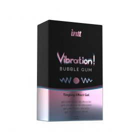 VIB0004 Жидкий интимный гель с эффектом вибрации Bubble Gum, 15 мл VIB0004 Жидкий интимный гель с эффектом вибрации Bubble Gum, 15 мл