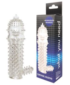 EE-10031 Насадка закрытая CRYSTAL SLEEVE L 130 мм D 35 мм 