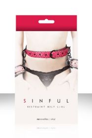 1231-14 Ремень на пояс Sinful Restraint Belt Large розовый 1231-14 Ремень на пояс Sinful Restraint Belt Large розовый