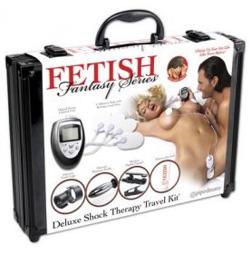 PD 3723-05 Набор для электростимуляции эрогенных зон Deluxe Shock Therapy Travel Kit