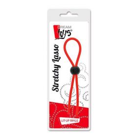 21413 Красное эрекционное лассо с одной бусиной-утяжкой STRETCHY THIN LASSO 21413 Красное эрекционное лассо с одной бусиной-утяжкой STRETCHY THIN LASSO