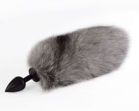 SB-9019 Анальная пробка TPE с хвостиком, 20-25 см