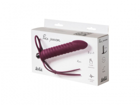 1205-02 ВИБРОНАСАДКА ДЛЯ ДВОЙНОГО ПРОНИКНОВЕНИЯ PURE PASSION RORI WINE RED 1205-02 ВИБРОНАСАДКА ДЛЯ ДВОЙНОГО ПРОНИКНОВЕНИЯ PURE PASSION RORI WINE RED