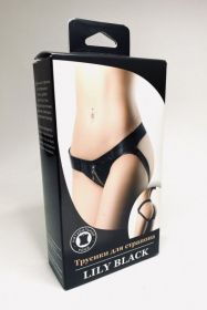 5201-01(OS) ТРУСИКИ ДЛЯ СТРАПОНА LILY BLACK (OS 5201-01(OS) ТРУСИКИ ДЛЯ СТРАПОНА LILY BLACK (OS
