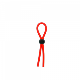 21415 Красное эрекционное лассо с одной бусиной-утяжкой STRETCHY THIN LASSO 21415 Красное эрекционное лассо с одной бусиной-утяжкой STRETCHY THIN LASSO