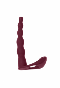 1203-02 ВИБРОНАСАДКА ДЛЯ ДВОЙНОГО ПРОНИКНОВЕНИЯ PURE PASSION FARNELL WINE RED 1203-02 ВИБРОНАСАДКА ДЛЯ ДВОЙНОГО ПРОНИКНОВЕНИЯ PURE PASSION FARNELL WINE RED