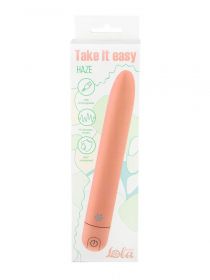 9025-01 ПЕРЕЗАРЯЖАЕМЫЙ ВИБРАТОР TAKE IT EASY HAZE PEACH