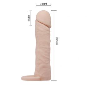 BI-026228 PrettyLove Penis sleeve насадка на фаллос, закрытая удлинитель BI-026228 PrettyLove Penis sleeve насадка на фаллос, закрытая удлинитель