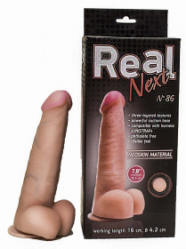 568603 ФАЛЛОИМИТАТОР НА ПРИСОСКЕ 7,8" REAL NEXT №86 