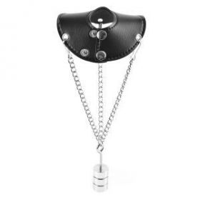 PD3660-23 Утяжка для мошонки Ball Stretcher с грузом – черный PD3660-23 Утяжка для мошонки Ball Stretcher с грузом – черный