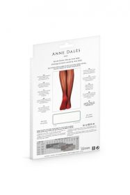711007 Чулки для пояcа черные с красной резинкой размер 2 Anne T2 711007 Чулки для пояcа черные с красной резинкой размер 2 Anne T2