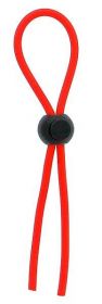 21413 Красное эрекционное лассо с одной бусиной-утяжкой STRETCHY THIN LASSO 21413 Красное эрекционное лассо с одной бусиной-утяжкой STRETCHY THIN LASSO