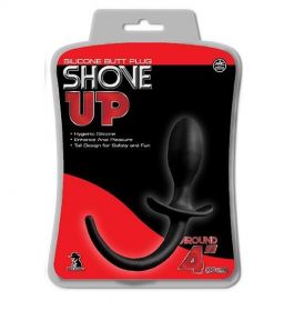 F06I010A00-010 Чёрная анальная пробка с хвостом SHOVE UP 3.5INCH BUTTPLUG WITH TAIL. F06I010A00-010 Чёрная анальная пробка с хвостом SHOVE UP 3.5INCH BUTTPLUG WITH TAIL.