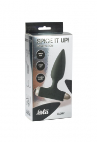8015-01 АНАЛЬНАЯ ПРОБКА С ВИБРАЦИЕЙ SPICE IT UP NEW EDITION GLORY BLACK 8015-01 АНАЛЬНАЯ ПРОБКА С ВИБРАЦИЕЙ SPICE IT UP NEW EDITION GLORY BLACK