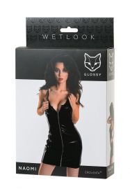 955022-S ПЛАТЬЕ GLOSSY NAOMI ИЗ МАТЕРИАЛА WETLOOK, ЧЕРНЫЙ, S 955022-S ПЛАТЬЕ GLOSSY NAOMI ИЗ МАТЕРИАЛА WETLOOK, ЧЕРНЫЙ, S