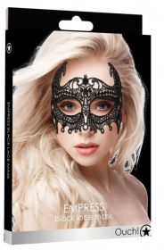 OU319BLK-OU321BLK Кружевная маска ручной работы на глаза Queen Black Lace Mask OU319BLK-OU321BLK Кружевная маска ручной работы на глаза Queen Black Lace Mask