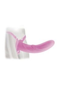 PD4530-11 Страпон универсальный Hollow Strap-On 8" полый розовый PD4530-11 Страпон универсальный Hollow Strap-On 8" полый розовый