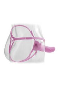 PD4526-11 Страпон универсальный Hollow Strap-On 6" полый розовый PD4526-11 Страпон универсальный Hollow Strap-On 6" полый розовый