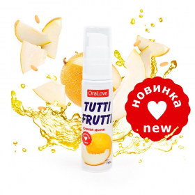 LB-30002 Оральный гель TUTTI FRUTTI дыня 30г LB-30002 Оральный гель TUTTI FRUTTI дыня 30г