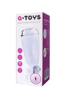 763002 РЕАЛИСТИЧНЫЙ МАСТУРБАТОР TOYFA A-TOYS COOCHY, TPR, БЕЛЫЙ, 21 СМ 763002 РЕАЛИСТИЧНЫЙ МАСТУРБАТОР TOYFA A-TOYS COOCHY, TPR, БЕЛЫЙ, 21 СМ