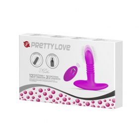 BI-014647W Вибромассажер простаты PrettyLove Heather с пультом ДУ и поступательными движениями BI-014647W Вибромассажер простаты PrettyLove Heather с пультом ДУ и поступательными движениями