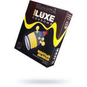 Презервативы Luxe Maxima «Yellow Devil» с усиками, упаковка 1 шт Презервативы Luxe Maxima «Yellow Devil» с усиками, упаковка 1 шт