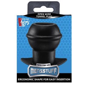 21604 Анальная втулка - тоннель, черная, силикон, 7cm * 3.5cm 21604 Анальная втулка - тоннель, черная, силикон, 7cm * 3.5cm