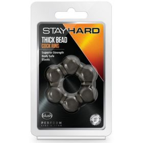 BL-00365 Дымчатое эрекционное кольцо Stay Hard Thick Bead Cock Ring BL-00365 Дымчатое эрекционное кольцо Stay Hard Thick Bead Cock Ring