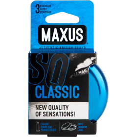 ПРЕЗЕРВАТИВЫ MAXUS CLASSIC № 3 X-EDITION (гладкие классические) в кейсе ПРЕЗЕРВАТИВЫ MAXUS CLASSIC № 3 X-EDITION (гладкие классические) в кейсе
