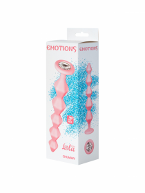 1401-01LOLA АНАЛЬНАЯ ЦЕПОЧКА С КРИСТАЛЛОМ EMOTIONS CHUMMY PINK 1401-01LOLA АНАЛЬНАЯ ЦЕПОЧКА С КРИСТАЛЛОМ EMOTIONS CHUMMY PINK