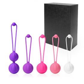 LULU5 ШАРИКИ ВАГИНАЛЬНЫЕ набор 5 шт, D 35 мм, вес 35x50x65x80x100 г LULU5 ШАРИКИ ВАГИНАЛЬНЫЕ набор 5 шт, D 35 мм, вес 35x50x65x80x100 г