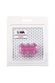888002 НАСАДКА С БУСИНКАМИ TOYFA, TPE, РОЗОВАЯ, 5 СМ