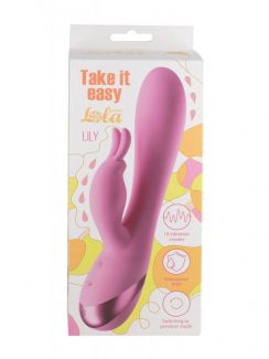 9029-03LOLA ПЕРЕЗАРЯЖАЕМЫЙ ВИБРАТОР TAKE IT EASY LILY