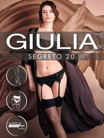 Чулки GIULIA SEGRETO nero 3-4/M-L 20 den Чулки GIULIA SEGRETO nero 3-4/M-L 20 den