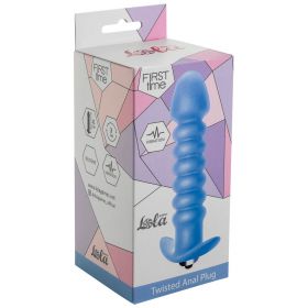 5007-02 АНАЛЬНАЯ ПРОБКА С ВИБРАЦИЕЙ TWISTED ANAL PLUG BLUE 5007-02 АНАЛЬНАЯ ПРОБКА С ВИБРАЦИЕЙ TWISTED ANAL PLUG BLUE