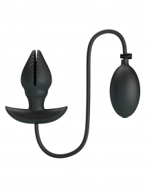 BI-040160Q Черный анальный эспандер с вибрацией Manson - 9,6 см. BI-040160Q Черный анальный эспандер с вибрацией Manson - 9,6 см.
