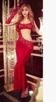 9962 Платье красное S/M 9962 Платье красное S/M