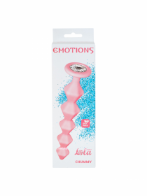 1401-01LOLA АНАЛЬНАЯ ЦЕПОЧКА С КРИСТАЛЛОМ EMOTIONS CHUMMY PINK 1401-01LOLA АНАЛЬНАЯ ЦЕПОЧКА С КРИСТАЛЛОМ EMOTIONS CHUMMY PINK