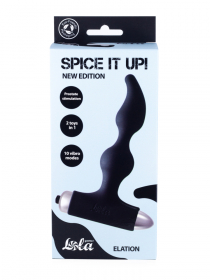 8018-01 Анальная пробка с вибрацией Spice it up New Edition Elation Black 8018-01 Анальная пробка с вибрацией Spice it up New Edition Elation Black