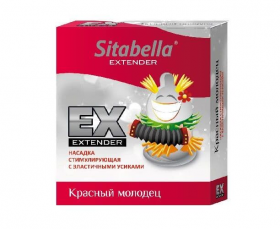 Стимулирующая насадка Sitabella Extender "Красный молодец" Стимулирующая насадка Sitabella Extender "Красный молодец"