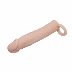 BI-026227 PrettyLove Penis sleeve 7 закрытая насадка реалистик на фаллос,удлинитель + 5см BI-026227 PrettyLove Penis sleeve 7 закрытая насадка реалистик на фаллос,удлинитель + 5см