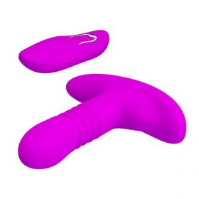 BI-014647W Вибромассажер простаты PrettyLove Heather с пультом ДУ и поступательными движениями BI-014647W Вибромассажер простаты PrettyLove Heather с пультом ДУ и поступательными движениями