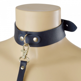 3358-5 Ошейник "Новичок", черно-синий